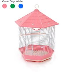 BIOTUR PET COLIVIE PASARI 322 HEXAGONALA MIXED COLORS 44.5x39x55(h)cm