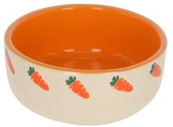 KERBL Bol Ceramic Rozatoare Model Morcovi 500ml Fi=13cm