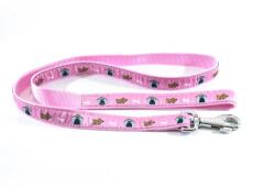 N MOL B. V Lesa Pentru Caini Nylon Mol Cu Model Pink 25mm*130cm/l5502.25130a
