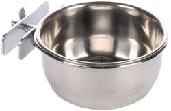 FLAMINGO Hranitoare Flamingo Pentru Colivii Din Inox Cu Suport S 10cm/290ml