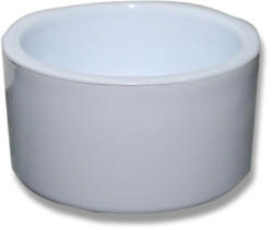 BIOTUR PET Hranitoare Rotunda 7x3cm Alb