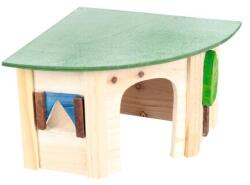 FLAMINGO Casuta Din Lemn Pentru Rozatoare Flamingo Ecco Corner