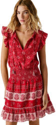 Pepe Jeans Rochii De Vară Pentru Femei Mini Rochie Florală Roșie Regală PL9537828-264 (PL9537828-264)