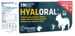 Pharmadiet Supliment Pentru Caini De Talie Mica Si Medie Hyaloral 90tb