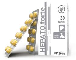 VetaPro Hepato Forte 30tab/cut Suport Hepatic Caini Si Pisici