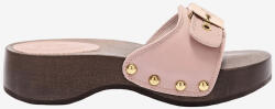 Scholl Pescura Heel Sandale Din Piele Pentru Femei Roz F009322164 (F009322164)