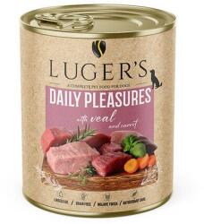 Luger’s Superfood Hrana Umeda Conserva Caini Cu Vitel & Morcov 800g