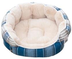 AMC Culcus Pentru Caini Si Pisici Panza/plush Carouri-bej 68 X 59 X 22 Cm/ 9349-2002b