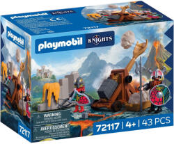 Playmobil Knights Catapultă a Cavalerilor Dragonului pentru 4 Ani 72117 (72117)
