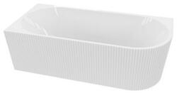 Roltechnik OKLAHOMA fényes fehér szabadonálló fali sarokkád 170x80 cm jobbos kivitel (5900378345091)