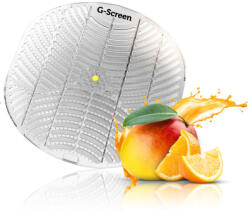 Green Clean G-Screen Yellow - citrus - mangó illatosított piszoár rács, fröccsenésgátló rácsos szerkezet, színes célzó golyó, D=178mm, színtelen, 30 napos (G-SCREEN-YELLOW)