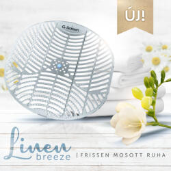 Green Clean G-Screen Linen Breeze - frissen mosott ruha illatosított piszoár rács, fröccsenésgátló rácsos szerkezet, színes célzó golyó, D=178mm, színtelen, 30 napos (G-SCREEN-LINEN)