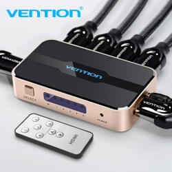 VENTION HDMI (5be-1ki, черно и златно), превключвател