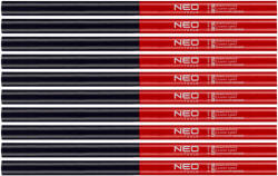 NEO TOOLS Creion tehnic rosu si albastru 12 bucati 13-805 (13-805)