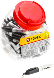 TOPEX Mini-marker permanent: Preț Pe Bucată, Comanda recomandată (pentru a primi și borcanul din poză) 80 bucăți, 14A895 (14A895)