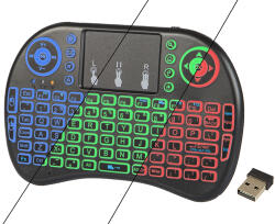 BLOW Tastatură wireless miniKS-2 2, 4 GHz (84-253-)