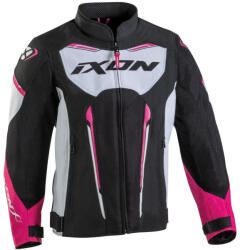  Ixon STRIKER AIR KID gyerek motoros textil kabát | BLACK/WHITE/FUSHIA