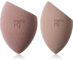 Real Techniques New Nudes Bare Finish Sponge burete pentru machiaj 2 buc