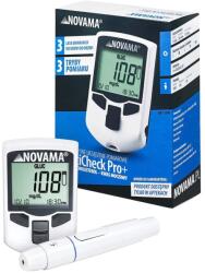 NOVAMA Dispozitiv 3 in 1 NOVAMA MultiCheck Pro+ pentru Masurarea Nivelului de Glucoza Colesterol si Acid Uric Alb/Negru (novamamulticheckpro)