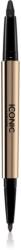 ICONIC London Smokey Eye Duo Kajal creion dermatograf cu doua capete culoare Midnight Black 0.85 g