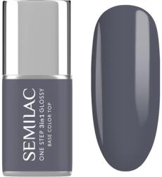 Semilac One Step 3in1 Glossy géles körömlakk árnyalat 185 Stone Grey 7 ml