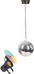 Eurolite Mirrorball 20 cm Set with Pinspot and Motor