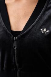 Adidas суичър с цип дамски от кадифе (KS9176)