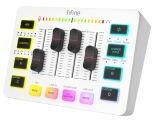 FIFINE SC3W AmpliGame, 4-csatornás USB-s gamer audió keverő, fehér SC3W