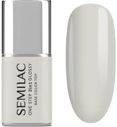 Semilac One Step 3in1 Glossy géles körömlakk árnyalat 110 The White 7 ml