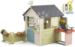 Smoby Căsuță cu cutie poștală pentru meșter Jolie Playhouse Life Smoby extensibilă cu 3 ferestre și 2 jaluzele cu filtru UV de la 24 luni (SM810312-Y) Casuta pentru copii