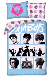 Halantex K-pop Demon Hunters ágyneműhuzat szett - Saja Boys - 140x200 + 70x90 cm (DSYAS67KPO-BL) (DSYAS67KPO-BL)