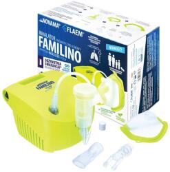 NOVAMA Aparat Aerosoli NOVAMA Familino by Flaem cu Compresor 2 Moduri de Nebulizare Masca pentru Copii si Adulti Verde (novamafamilino)