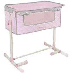 De Cuevas Toys Patut co-sleeper pentru papusi Decuevas colectia Sophie, reglabil pe inaltime, Roz (DEC51275) Papusa