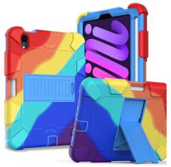  Táblagép tok, kompatibilis az iPad Mini 6 8, 3"-os páncélzattal, állvánnyal, többszínű (NC001080)