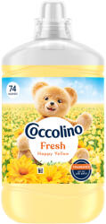 Coccolino Fresh Happy Yellow öblítőkoncentrátum 74 mosás 1702 ml - ecofamily