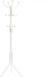 SONGMICS Álló ruhafogas fém 12 akasztóval, fehér (RCR19W) - mono-shop