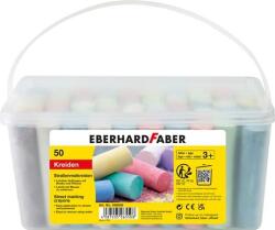 Eberhard Faber Aszfaltkréta, 50 darabos, EBERHARD FABER, 8 különböző szín (TFCEF526550) - primatinta
