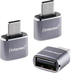 Intenso USB 2.0 Type C Átalakító Szürke 3-pack 7600113 (7600113)