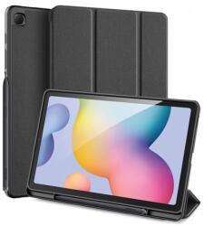 Dux Ducis DOMO tok álló bőr hatású (aktív FLIP oldalra nyíló TRIFOLD S Pencil tartó textil minta) Lenovo Tab P11 Pro Gen2 fekete (GP-138112)