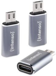 Intenso USB 2.0 microUSB Átalakító Szürke 3-Pack 7600213 (7600213)