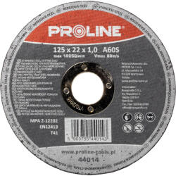 PROLINE Disc Debitare Inox 125x1.2mm / A60s In Caseta, 10/set (44012p) Disc de taiere