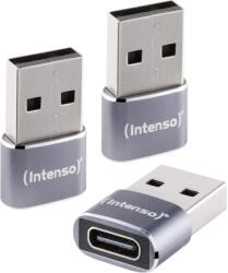 Intenso USB 2.0 Type C Átalakító Szürke 3-Pack 7600013 (7600013)