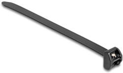 Delock Kábel szorító fémkapoccsal Hx 203 x Sz 12, 7 mm 10 db. Fekete