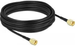 Delock Antennakábel RP-SMA-dugó - RP-SMA-dugó LMR/CFD100, 10 m (90475)