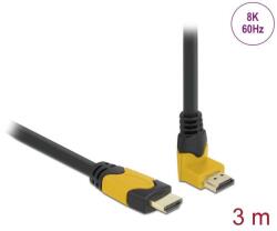 Delock High Speed HDMI csatlakozódugóval 90 ívelt felfelé kábel 3m (86990) (D86990) (86990)