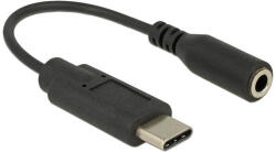 Delock 65842 Audio adapter USB Type-C male & gt; Stereo Jack female 14cm