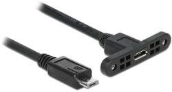 Delock USB 2.0 Micro-B Panel Kábel - 25cm (85245)