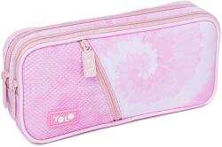 YOLO Penar școlar YOLO Pink Spiral Tie Dye - 2 fermoare (121274-181-3) Penar
