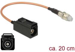 Delock Antenna kábel FAKRA A-hüvely & gt; FME-hüvely RG-316 20 cm (89680)