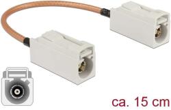 Delock Antenna kábel FAKRA B-hüvely & gt; FAKRA B-hüvely RG-316 15 cm (89674)